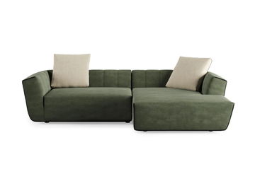 DOLCE VITA - Fabric sofa with chaise longue by Liu Jo Living Collection - view 2